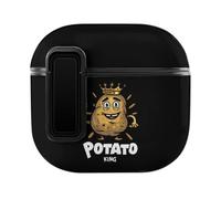 Potato King - Custodia protettiva per auricolari in PC, compatibile con AirPods 4