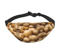 Potato - Marsupio a tracolla grande, alla moda, da viaggio, casual, per ragazzi, adatto per sport, corsa, ciclismo, viaggi, pesca