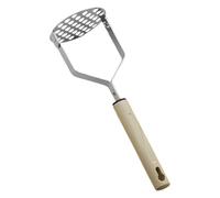 Potato Masher - 9.45 Inch Stainless Steel Hand Masher | Manual Kitchen Tool - Ergonomic fine mesh design for smooth mashed potatoes durable space saving 83g professional home use