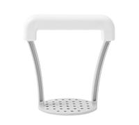 Potato Masher Manual - Dense Mesh Masher for Smooth Infant Food/Camping Cooking/Home Kitchen | Portable PP Masher Tool for Potatoes & Vegetables | Simple to Maintain &