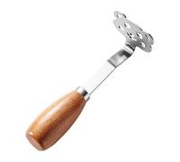 Potato Masher - Stainless Steel Kitchen Crusher Food Tool | Ergonomic Grip Masher For Vegetables, Fruit, Avocado, Salad, Puree, Butter, 304 Stainless, 16.5x4.8cm