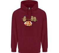 Potato Murder Divertente Cibo BBQ Chef Uomo Felpa