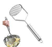 Potato Ricer - Potato Masher | Food Masher For Smooth Puree, Manual Heavy-Duty Stainless Steel Kitchen Gadget Utensil For Mashed Beans, Vegetables & Fruits