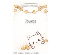 Potato the Cat Journal 100-pages. College Ruled
