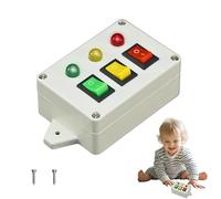 potatomato Accessori per Busy Board e Pannello attività - Interruttore della Luce a LED Montessori Fai da Te, Giocattolo sensoriale con Viti, Giocattolo educativo per l'apprendimento