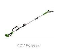 Potatore 40V g40psfk2 CON batteria 2Ah e caricabatteria