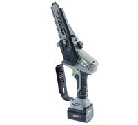 Potatore a Batteria con Lama Dentata in Acciaio e Caricabatteria PE16 PRO Verdemax Grigio Verde