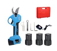 Potatore a Batteria da 16,8 V Potatura agli ioni di Litio Forbici efficienti Bonsai Rami elettrici Attrezzi da Giardino Custodia elettrica SC-8604 per Giardino(Three Batteries Case)