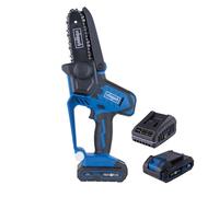 Potatore Batteria Litio 20V Barra 5 2x2.0Ah Scheppach c-ps100-x