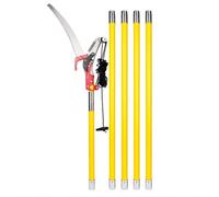 Potatore con asta telescopica, tagliasiepi modulare da 2-8 m con sega e cesoie a corda