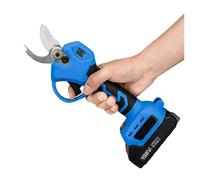 Potatore digitale a batteria senza spazzole a 2 marce da 30 mm Cesoia efficiente for alberi frutto Bonsai Potatura rami for 18 V(1 Battery Type B)