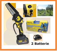Potatore Mini Sega Motosega Elettrica a Batteria litio per da potatura piante