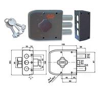 Potent 300/D Serratura Pompa Laterale Dx