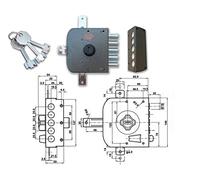 Potent 583/S Serratura Pompa Quint S/A Sx