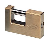 Potent Lucchetto Rettangolare 2800 Ottone Satinato Chiavi 2 mm 50