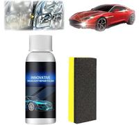 Potente agente riparatore fari avanzato, lucidante innovativo per la riparazione dei fari, kit per il restauro dei fari, rimuove istantaneamente l'ossidazione, per tutti i fari dell'auto