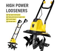 Potente allentatore elettrico da giardino 45 # Coltivatore elettrico per terreno con lama in acciaio per allentatore elettrico per allentare il terreno