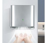 Potente asciuga mani commerciale con sensore automatico e essiccatore d'aria ad alta velocità, funzionamento touchless da 1250 W per asciugatura rapida in 10 secondi, filtro HEPA incluso, vento caldo