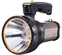 Potente Faro di Ricerca A LED Ad Alto Lumen Torcia Portatile A LED Faretto Torcia Portatile Ad Alta Potenza per Impieghi Gravosi Campeggio Impermeabile, Braun