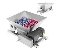 Potente macchina per la macinazione della frutta commerciale, macchina elettrica per spezzare il pane con tramoggia da 4 litri e piedini antiscivolo, capacità di 20 kg/h