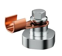 Potente magnete a terra per saldatura con magnetismo, 500 A, morsetti elettrodo in rame, 1 pezzo