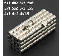 Potente magnete al neodimio N35 NdfeB imanes magnetici permanenti rotondi super resistenti magneti per frigorifero fai da te 6x1 6x2 5x1 5x3 4x1.5 4x2