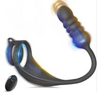 Potente massaggiatore circolare, giocattolo massaggiante, anello in silicone, dotato di 9+9 modalità, morbido ed elastico, robusto e durevole.