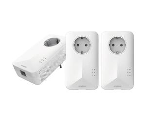 Potente PLC Powerline 1000 Gigabit in confezione tripla