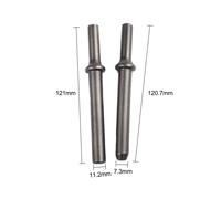 Potente rivettatrice pneumatica con impugnatura stabile e accessori per for