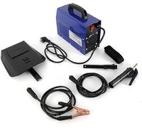 Potente saldatore da 200 Ampere, MMA ARC Stick Welder, saldatore indipendente per principianti, mini punto di saldatura con inverter portatile con casco di saldatura IGBT elettrodi professionali 120 A