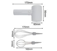 Potente sbattitore di uova ricaricabile progettato per l'uso quotidiano in cucin