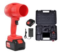 Potente soffiatore turbo - Soffiatore per foglie elettrico senza fili | Soffiatorre per foglie portatile a velocità variabile con batteria e caricabatterie per ingresso giardino auto campeggio