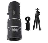 Potente telescopio monoculare con zoom 16x52, cannocchiale notturno a lungo raggio per strumenti da campeggio all'aperto per il birdwatching