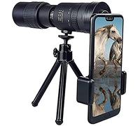 Potente telescopio monoculare monoculare con zoom super teleobiettivo a lungo raggio 4K 10-300X40mm portatile per zoom per smartphone