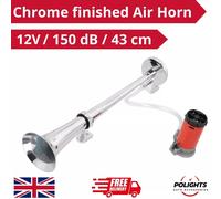 Potente tromba d'aria cromata per uso universale con compressore d'aria 12V 1...