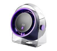 Potente Ventilatore Da Scrivania | Circolatore D'aria A Batteria Ricaricabile | Ventilatore Portatile Personale Desktop, Ideale Per Il Posto Di Lavoro, Viaggi, Bagno, Camera Da, Ca