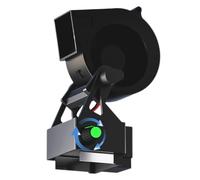 Potente ventilatore elettrico a batteria, 3800 giri/min, con motore brushless, controllo continuo della velocità, filtro 'aria per la pulizia della tastiera del PC, casa, auto, campeggio