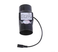 Potente ventilatore in linea da 12 V 6 W, 50 mm, funzionamento silenzioso da 38 dB, adatto per cucina, bagno e animali (nero 50 mm)