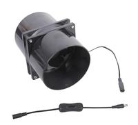 Potente ventola di scarico 81.02 CFM, 12 V, con interruttori, 2 canali per una ventilazione efficiente in applicazioni di saldatura e verniciatura