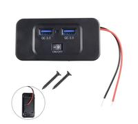 Potenza 12V24V Caricabatteria Auto Presa con Rapido Carica 3 0 Doppio USB Mount