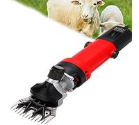 Potenza 350 W Potente tosatrice elettrica per pecore, tosatrice per potatura pecore e capre, cesoie per lana, forbici per lana, cesoie per animali regolabili a 6 velocità, per pecore, alpaca
