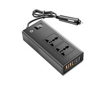 Potenza Convertitore Inverter Veicoli 200W Che Converte 12 V CC 220 CA, Dotato Due Prese Alimentazione E Quattro Porte USB QC3.0 35