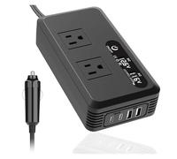 Potenza Convertitore Trasformatore Tensione USB Montato Inverter Auto Portatile Da 200 W DC 12V A AC 110 V/220 V Clip Per Batteria Conversione