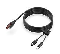 Potenza Dati USB 24V Alimentata A 3pin Power DIN Maschio USB2.0 B Cavo Maschile per Automazione Industriale Accessori per Stampanti Scanner Fornitura