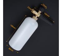 Potenza Idropulitrice Pistola Schiuma Pompa Spray Lavaggio Auto Sapone Dispenser