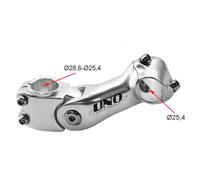 Potenza Per Bicicletta 10°/40° Uno 110 Mm Argento Per Bici Accessori