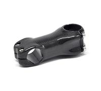 Potenza per bicicletta in fibra di carbonio 3K lucida, senza marchio, 70-120 mm, per manubrio per mountain bike o strada, con supporto 6°(17 angolo x 80 mm)