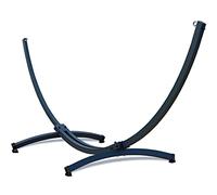 Potenza Supporto per Amaca Tytan XXL 370 cm in Metallo ZINCATO - Struttura da Giardino Ultra Resistente Fino a 350 kg, Stabile e Anti-corrosione