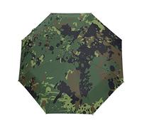 Potenza Verde Militare Ombrello Pieghevole Automatico Antivento con Auto Apri Chiudi Portatile Ombrelli per Viaggi Spiaggia Donne Bambini Ragazzi Ragazze