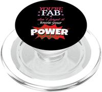 Potenziare la tipografia al neon PopSockets PopGrip per MagSafe